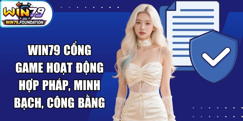 Win79 là cổng game hoạt động hợp pháp, minh bạch và công bằng
